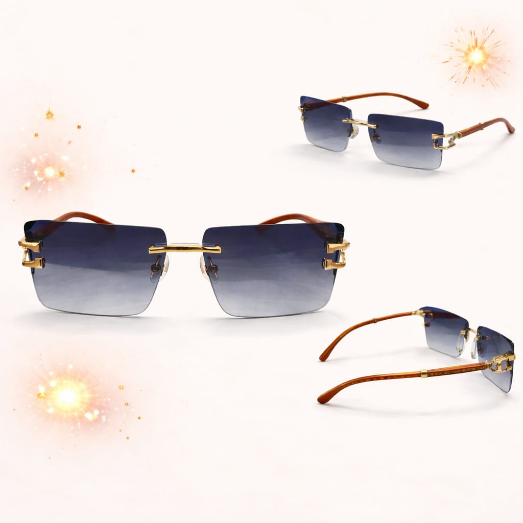 GLASS 5 Sunglasses Square Women /Men Sun Glasses - Image 1