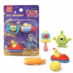 DIY Cartoon Eraser Set – Kids Creative Erasers Pack